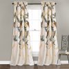Bird Breeze Light Filtering Window Curtain Set - Multi