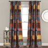 Misha Light Filtering Window Curtain Set - Multi